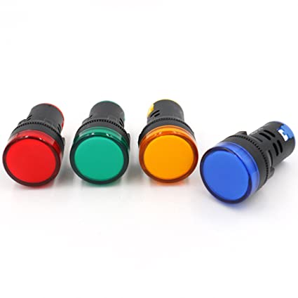 DC Indicator Led 12V Medium size (Green, blue, Red,Orange)