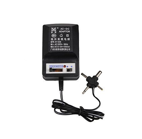 Universal Power Supply Adapter  (1.5V, 3V, 4.5V, 6V, 9V, 12V, & 1.5A) 1A