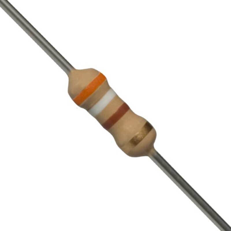 Carbon film Resistor 390 Ohms 1/4W