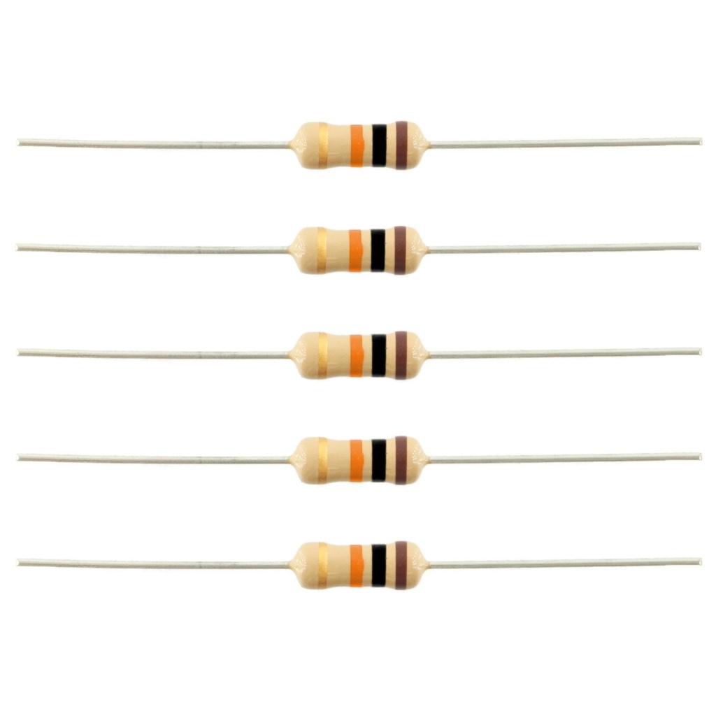 Carbon Film Resistor 10k Ohms 1W
