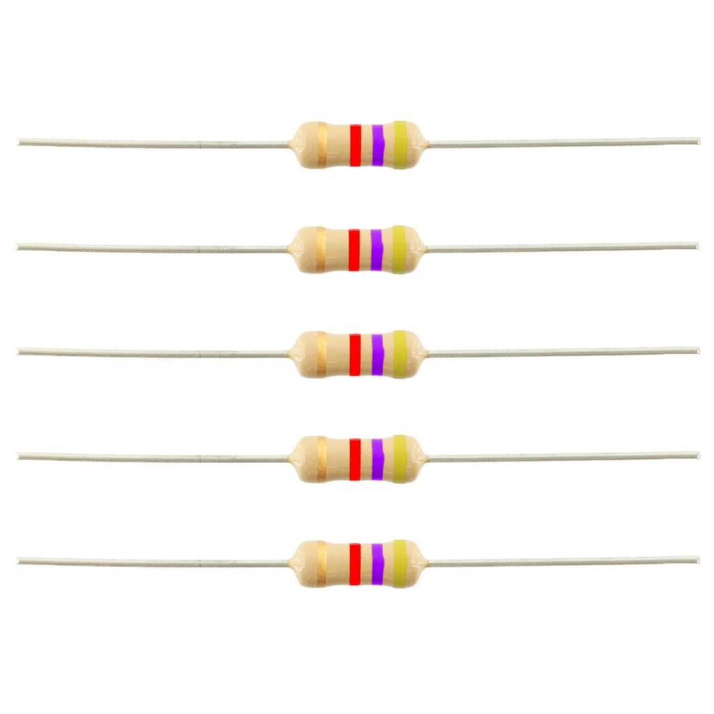 Carbon Film Resistor 4.7k Ohms 1W