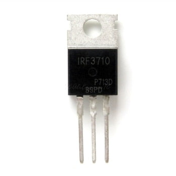 IRF3710  N Channel Mosfet TO-220  100V 57A RDS on 23m ohms