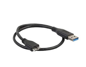 USB 3.0 A Male to Micro USB 3.0 Male Cable 0.25m (Black)