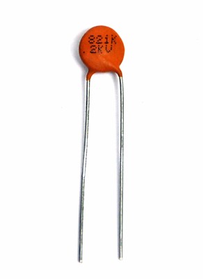 Disk capacitor  820pf