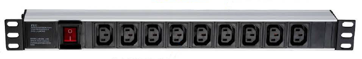 PDU 9 Way Power Extension Board with IEC socket 1U