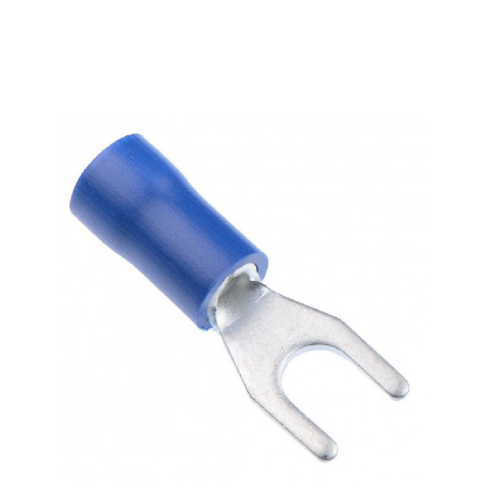 SVS2-3.7 Fork Shape Speaker Spade Terminal Connector - Blue