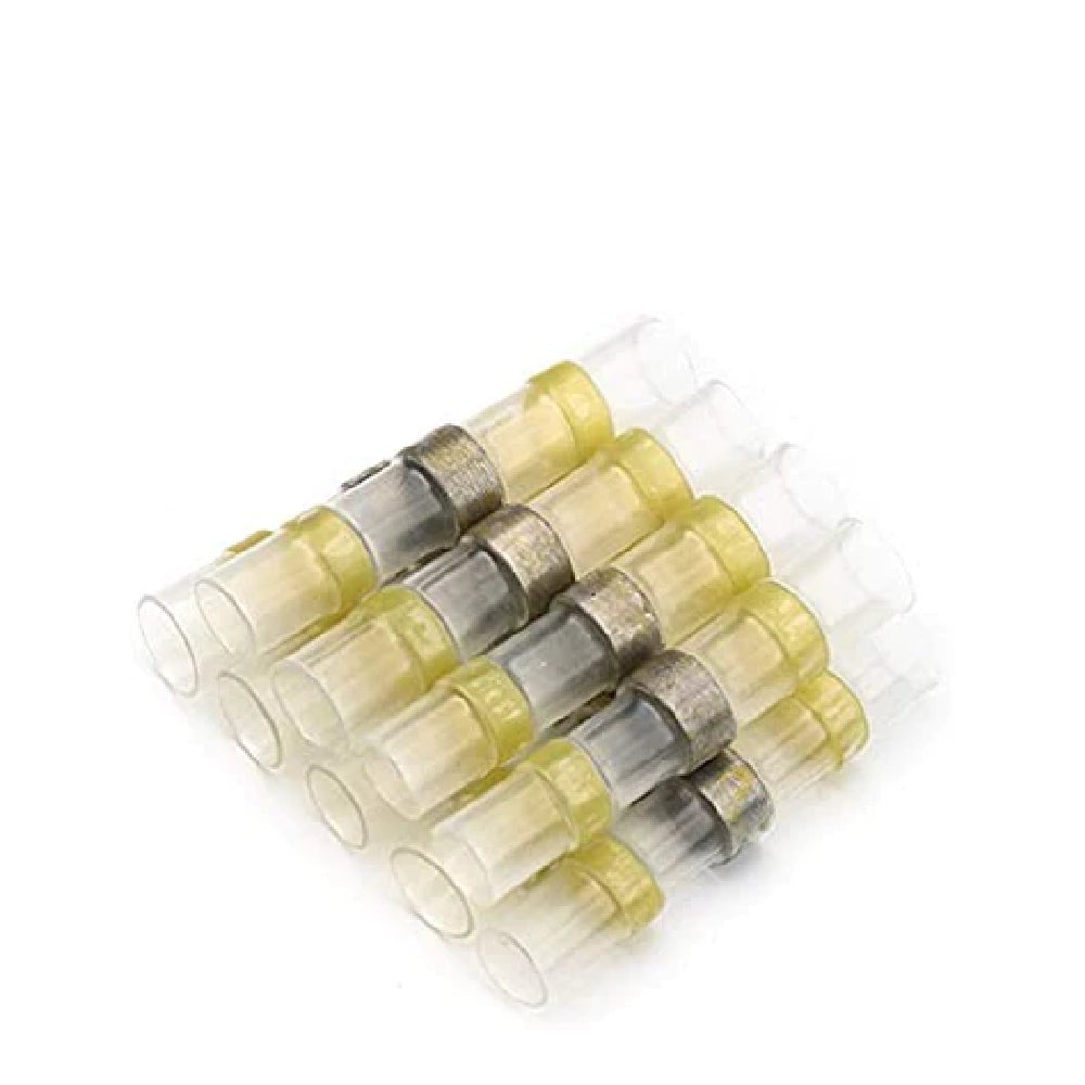 Soldering Sleeve Waterproof Solder & Seal Heat Shrink Butt Connector - Yellow
