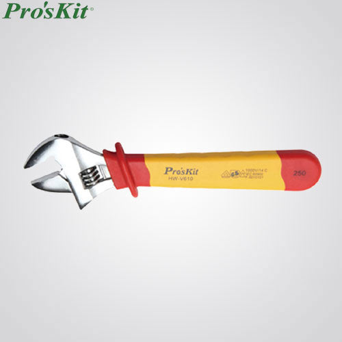 VDE 1000V  10" Adjustable Wrench