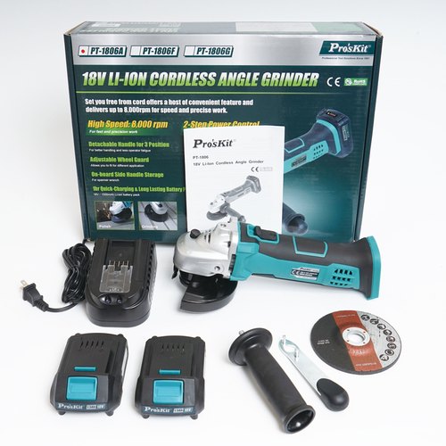 18V Li-Ion Cordless Angle Grinder