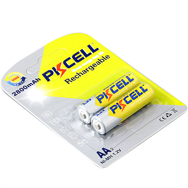 NiMH 1.2V AA2800mAh Battery (2Pcs/Card)