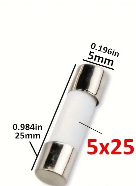 3A 250V FUSE 5MMx25MM