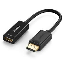 UGREEN Display Port to HDMI Female Converter  Black
