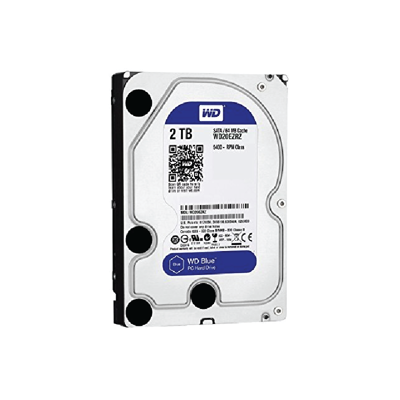 WD 2TB WD20EZRZ 3.5 SATA HARDDISK BLUE
