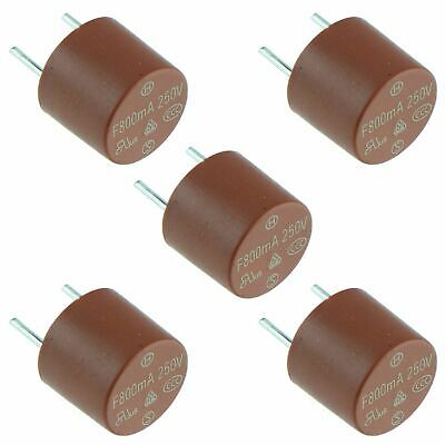 Roundblack  PCB mount  fuse T3.15A 250V