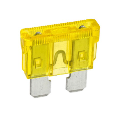 20A CAR FUSE 20mm Yellow