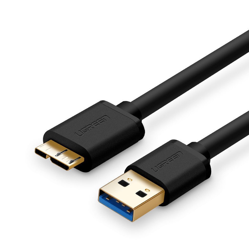 USB 3.0 A male to Micro USB B male cable  Black 0.25m Hard Disk Cable