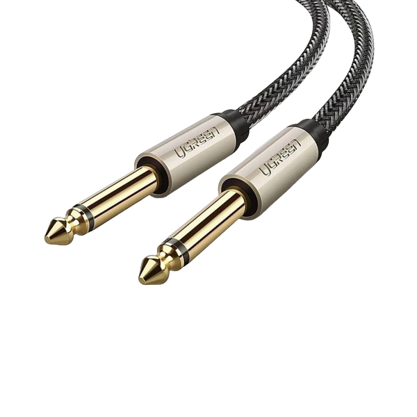 UGREEN 6.5MM male to male stereo Auxiliary Aux Audio cable  Black 3M