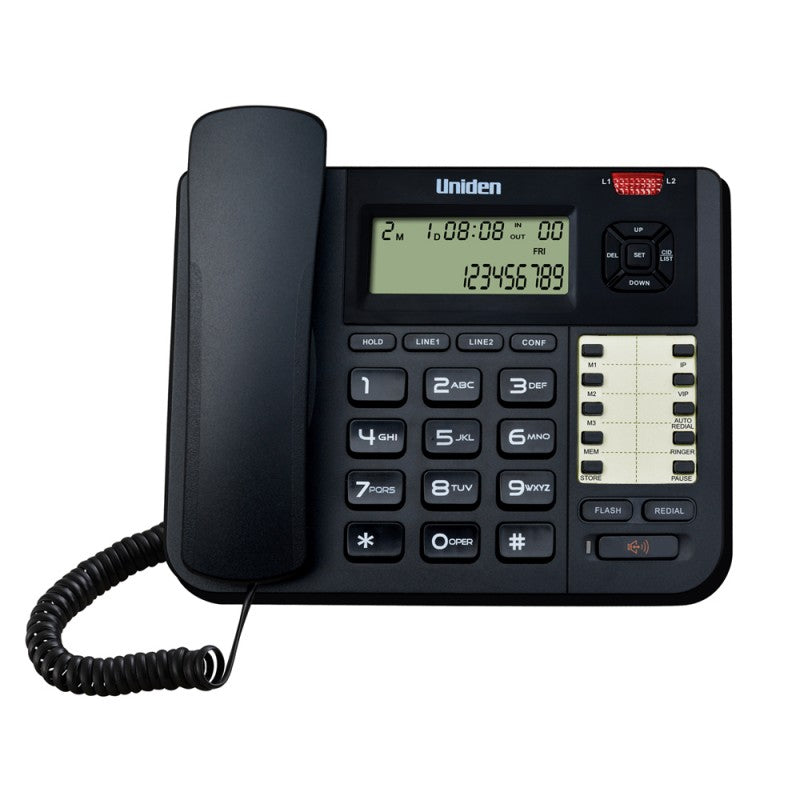 Uniden 2 Line Corded Landline Speaker Phone