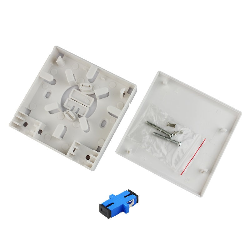 2 Core Fiber FTTH BOX with Dual SC UPC Adapter- WT-3064