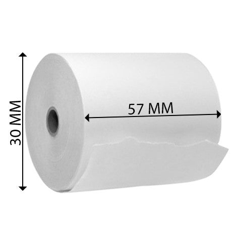 Thermal paper rolls 57mm*30mm   (200 rolls per carton)