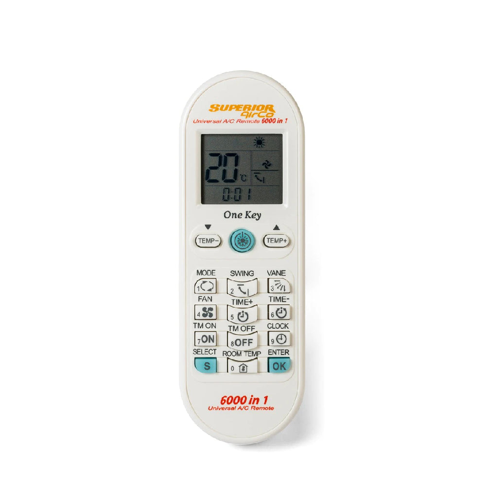 Air conditioning remote controls - Superior Airco 6000in1