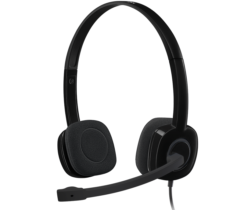 Logitech Stereo Multi Device Headset With in-line Controls
