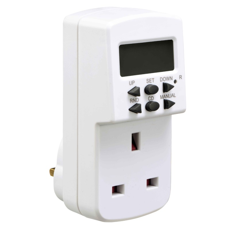 Digital Mechanical Segment Timer Socket 24 hour