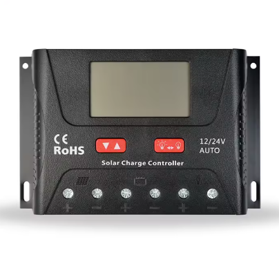 Solar charge controller for pv system12V/24V 30A,maximum charging 30A, max. discharging 30A, max.PV panel Voc.55V