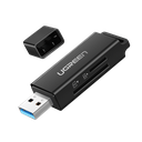 UGREEN USB 3.0 to TF + SD Dual Card Reader (Black)