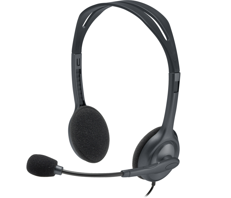 Logitech Headset Stereo Adjustable Headband