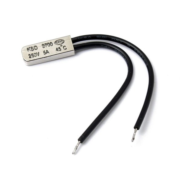 250VAC 5A Bimetal Thermal Switch 40° Normally Closed