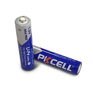 PKCell LiFe FR6 Non-rechargeable AAA Lithium battery - Longer Lifetime (4Pcs/card)