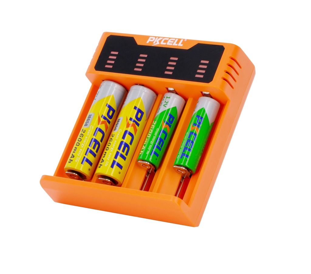 PKCell Ni-MH Li-ion/Li Fe PO4 Battery Charger 8341 (18650,AA,AAA,AAAA)