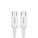 UGREEN Type C 3.1 Male To Male Charger Cable White 1.5M
