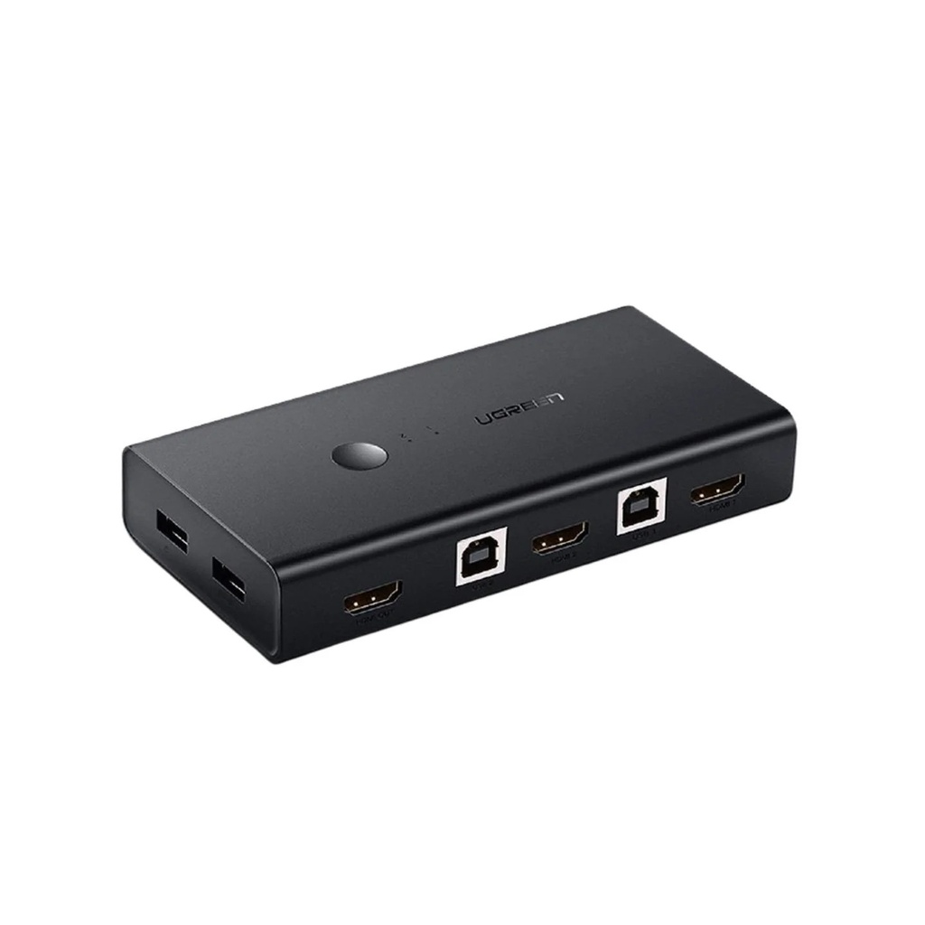 UGREEN 4K 2 in 1 HDMI KVM Switch with 4X USB