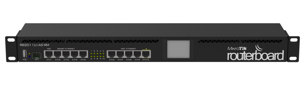 MikroTik RouterBoard 10 Ports (5/100mpbs – 5/1000mbps) Ethernet Router L5