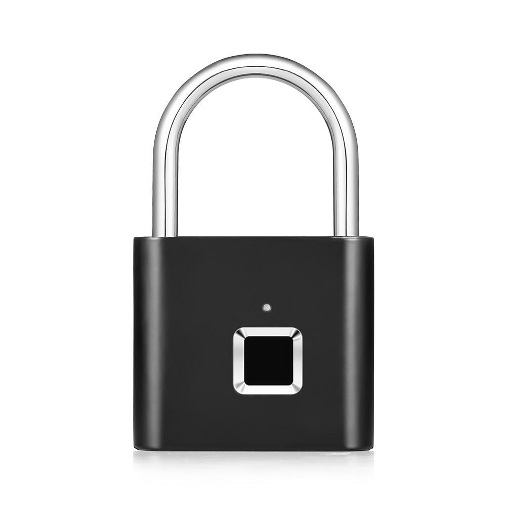 Smart Fingerprint Padlock,black