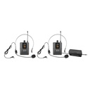 Vinnfier WM2200DUO U Profressional Universal Clip Microphone Wireless Headset MIC