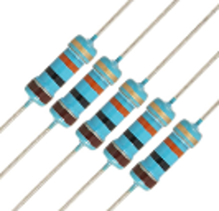 Carbon Film Resistor 10K Ohms 1/2W