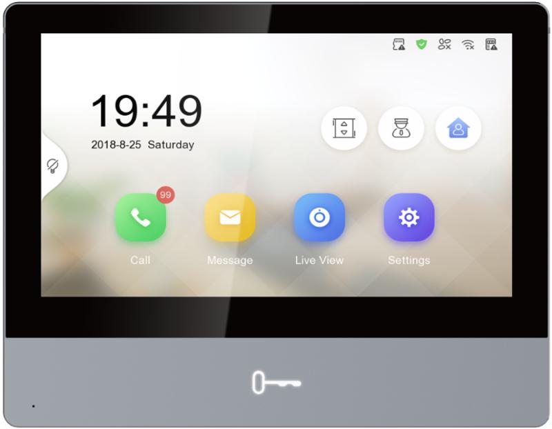 Hikvision Premium Video Intercom Indoor with 7-Inch Touch Screen