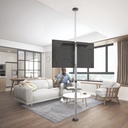 Premium floor-to-ceiling TV mount