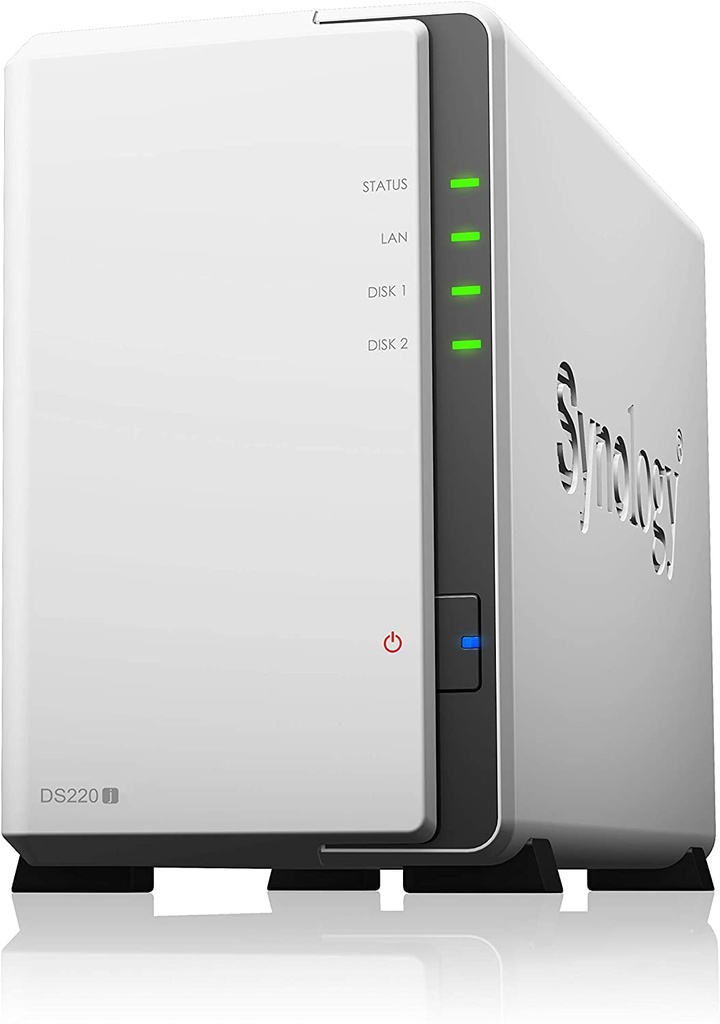 2 BAY NAS with 518MB Memory, 1x1GB LAN, Quad core 1.4GHz Processor