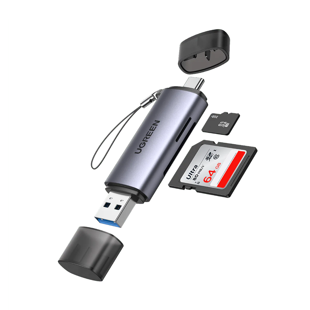 UGREEN USB-C +USB-A To TF/SD 3.0 Card Reader