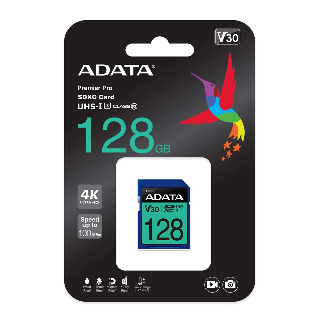 SDXC 128GB UHS-I U3 V30S(R100MB/s)