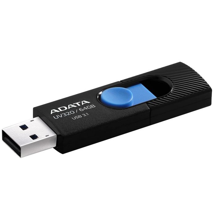 ADATA UV320 64GB Pen Drive BLACK/BLUE USB 3.2 Gen1