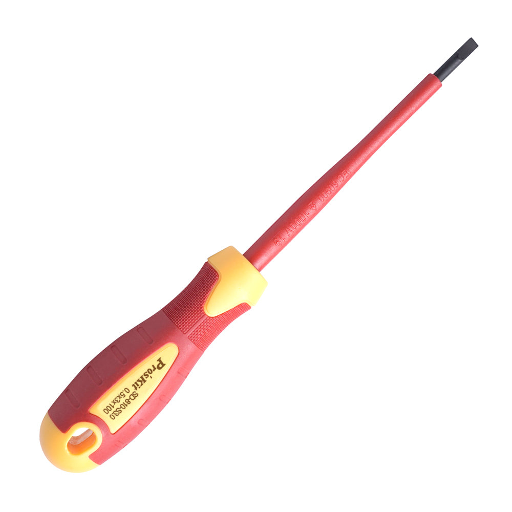 Insulated Screwdriver 100mm (-) VDE 1000V
