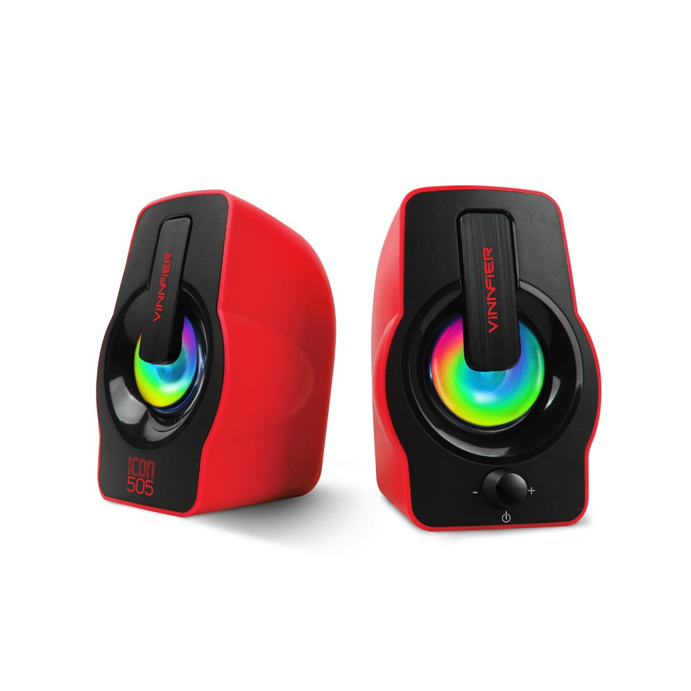 VINNFIER ICON-505 2.0 MULTIMEDIA SPEAKER RED