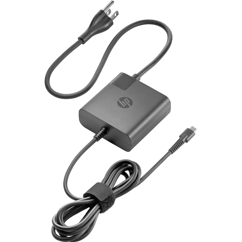 HP 65W USB Type-C Power Adapter for HP Pro X2 612 G2, HP, Elite X2 1012 G2 and HP Elitebook x360 1030 G2