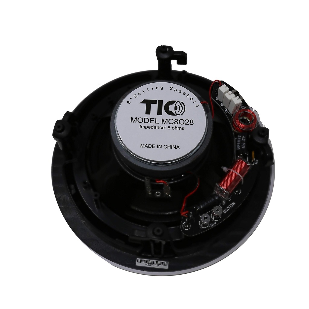 "5"" Bluetooth 5.0 stereo ceiling speaker, 2*15W,8ohm, plastic shell+iron mesh cover"