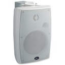 ITC 6"+1.5" Two way wall mounted speaker, 5W-10W-20W-40W@100V+8ohm, ABS body, metal grille, metal brackett, white